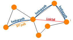OSPF backup paths in Topoloraph